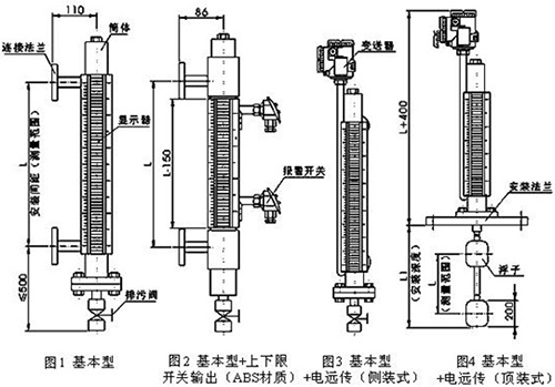 丙烯液位計結構特點圖