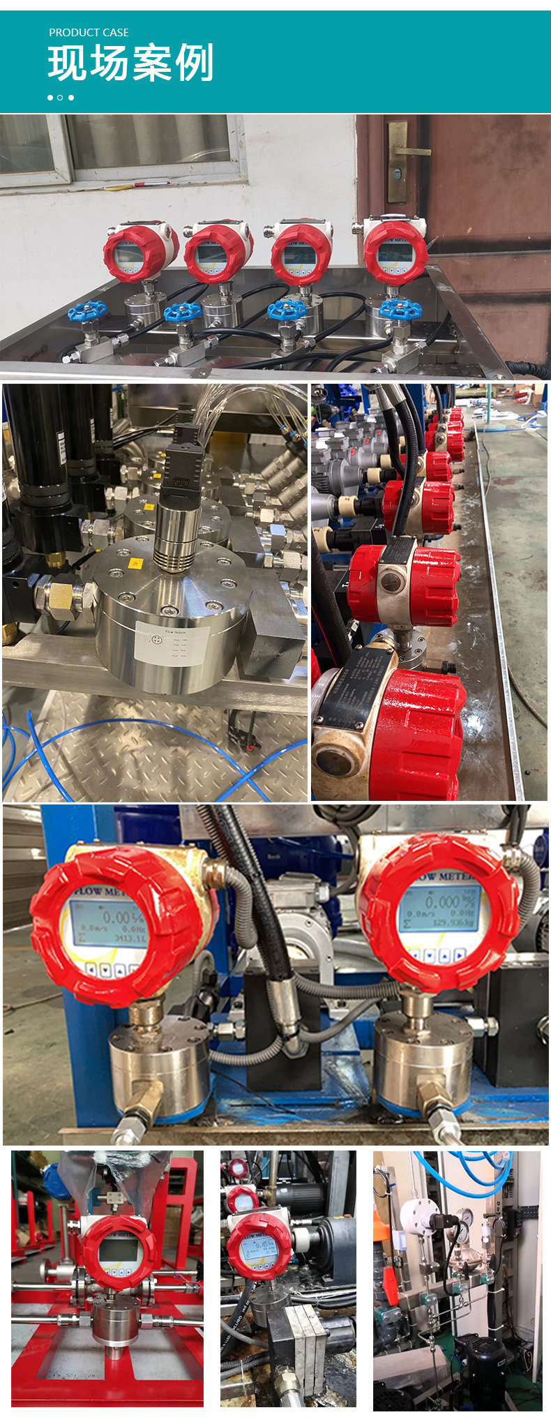 液體圓齒輪流量計現場安裝案例